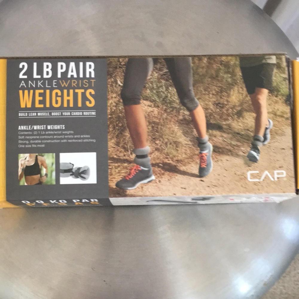 2lb pair of ankle/wrist weights-NEW still in box!